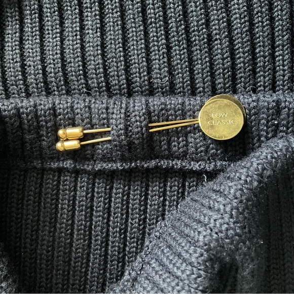 Low Classic navy knit midi skirt - Picture 6 of 8